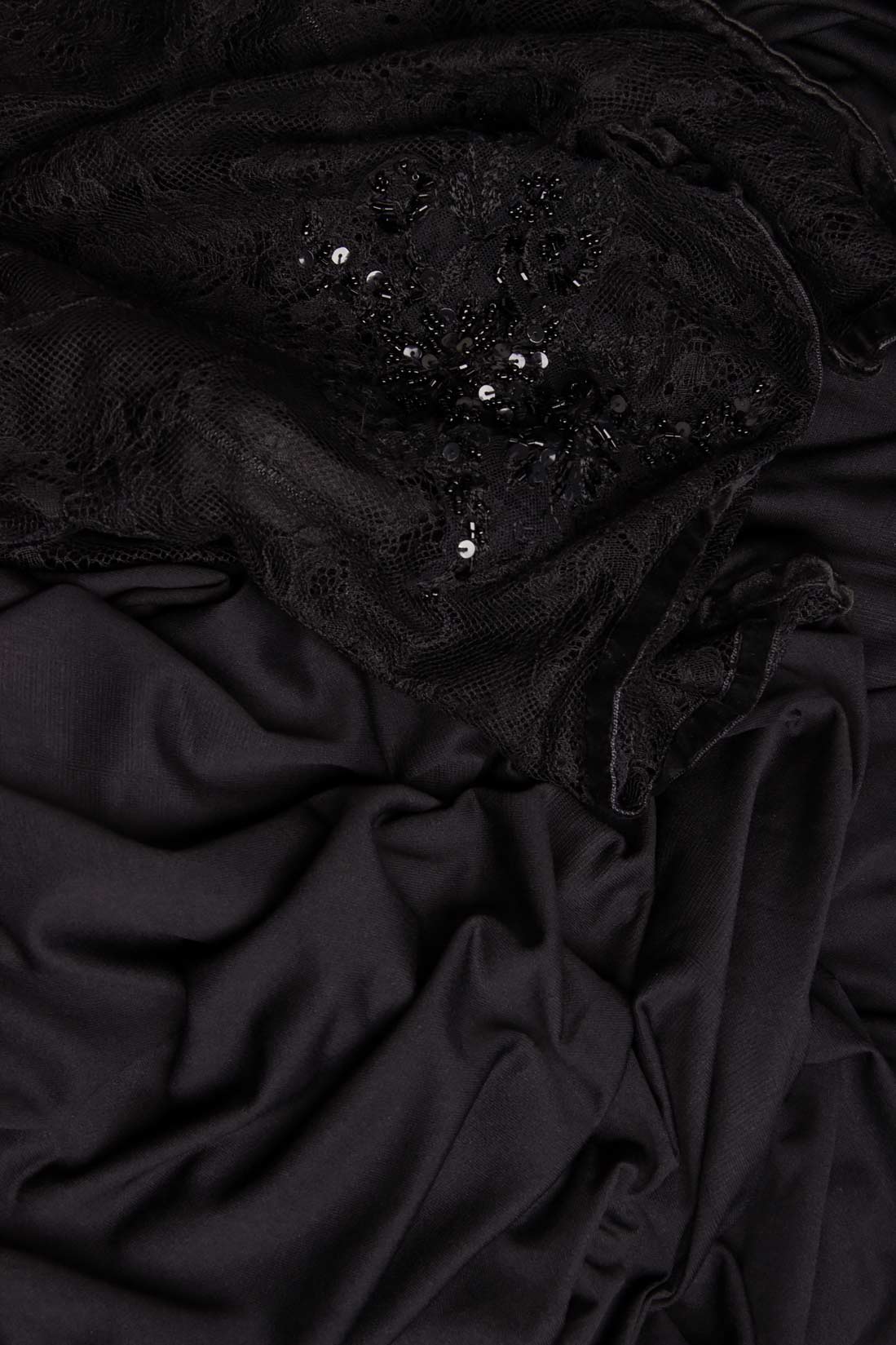 Robe longue asymétrique en voile R'Ias Couture image 5