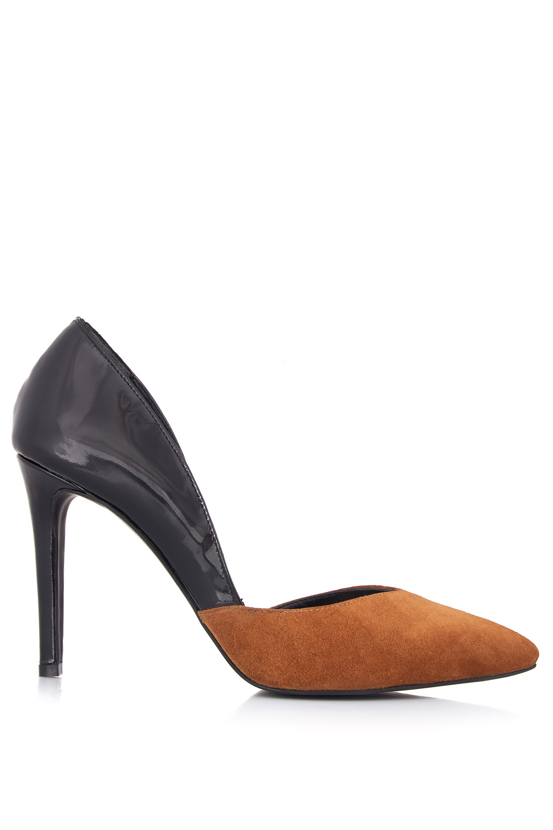 D'Orsay two-tone leather pumps Ana Kaloni image 0