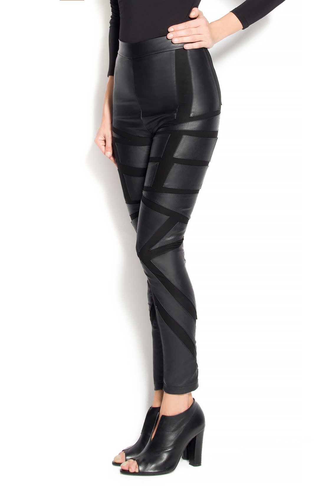 Faux-leather leggings Bluzat image 1