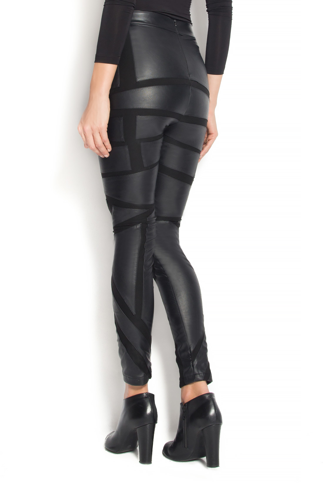 Faux-leather leggings Bluzat image 2