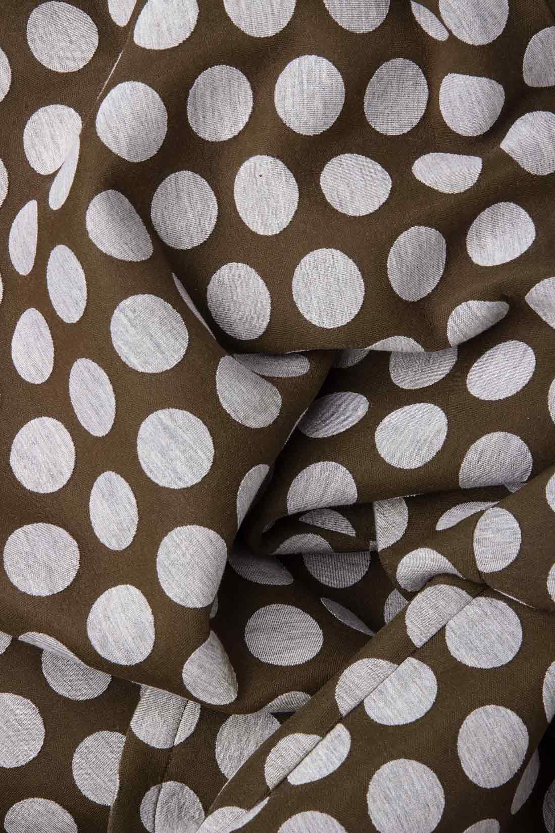 Polka-dot crepe mini dress Bluzat image 3
