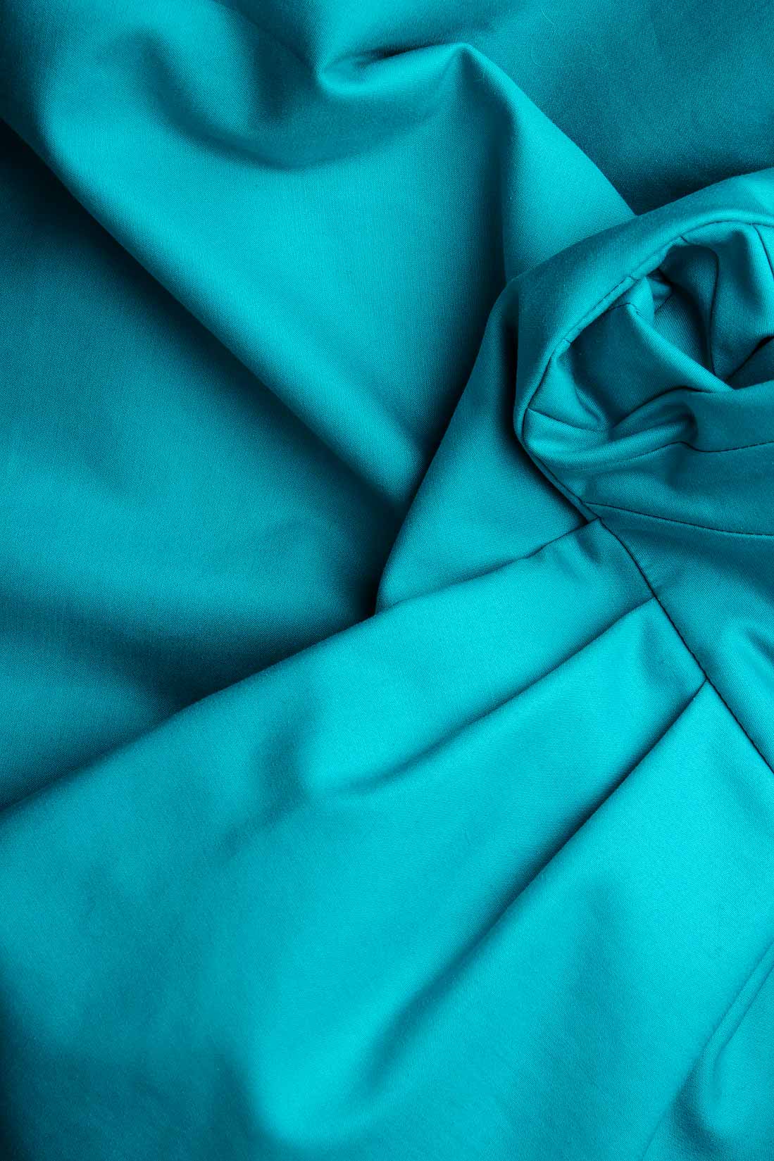 Robe courte en coton dotée de plis Arina Varga image 3