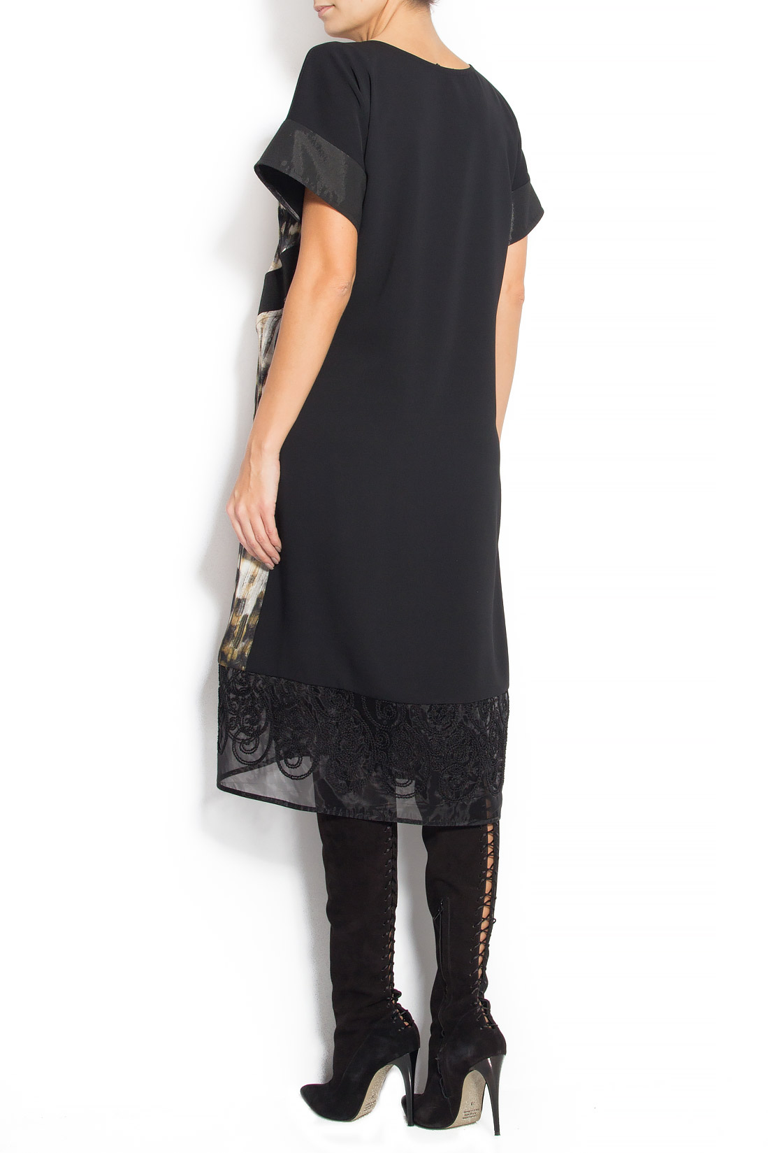 Midi dress with hand applied embroidery Anamaria Pop image 2