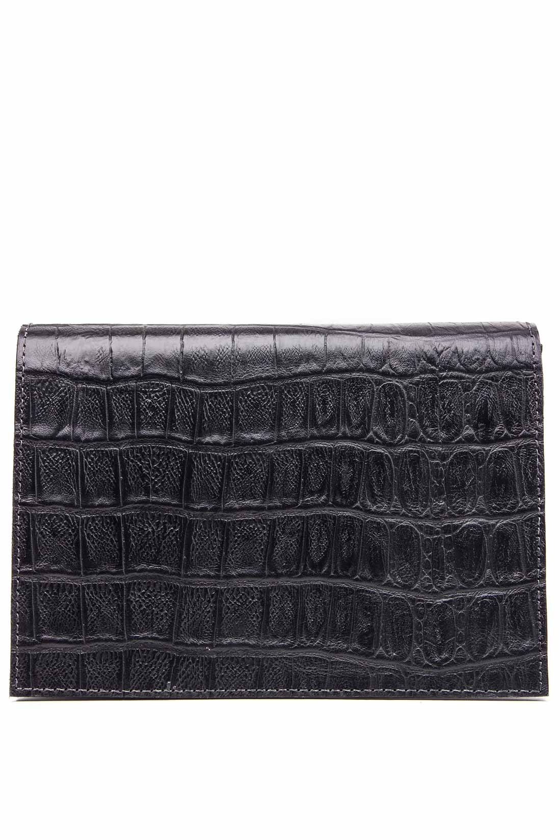 Croc-effect leather shoulder bag Laura Olaru image 2