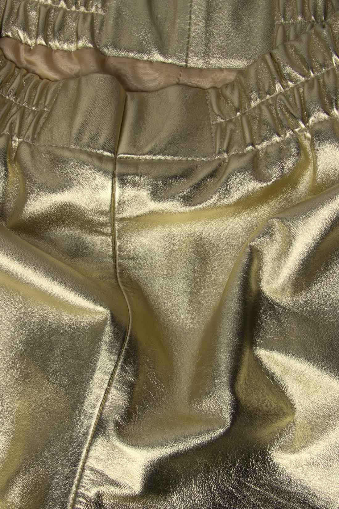 Shorts en cuir métallisé   Mathis image 4