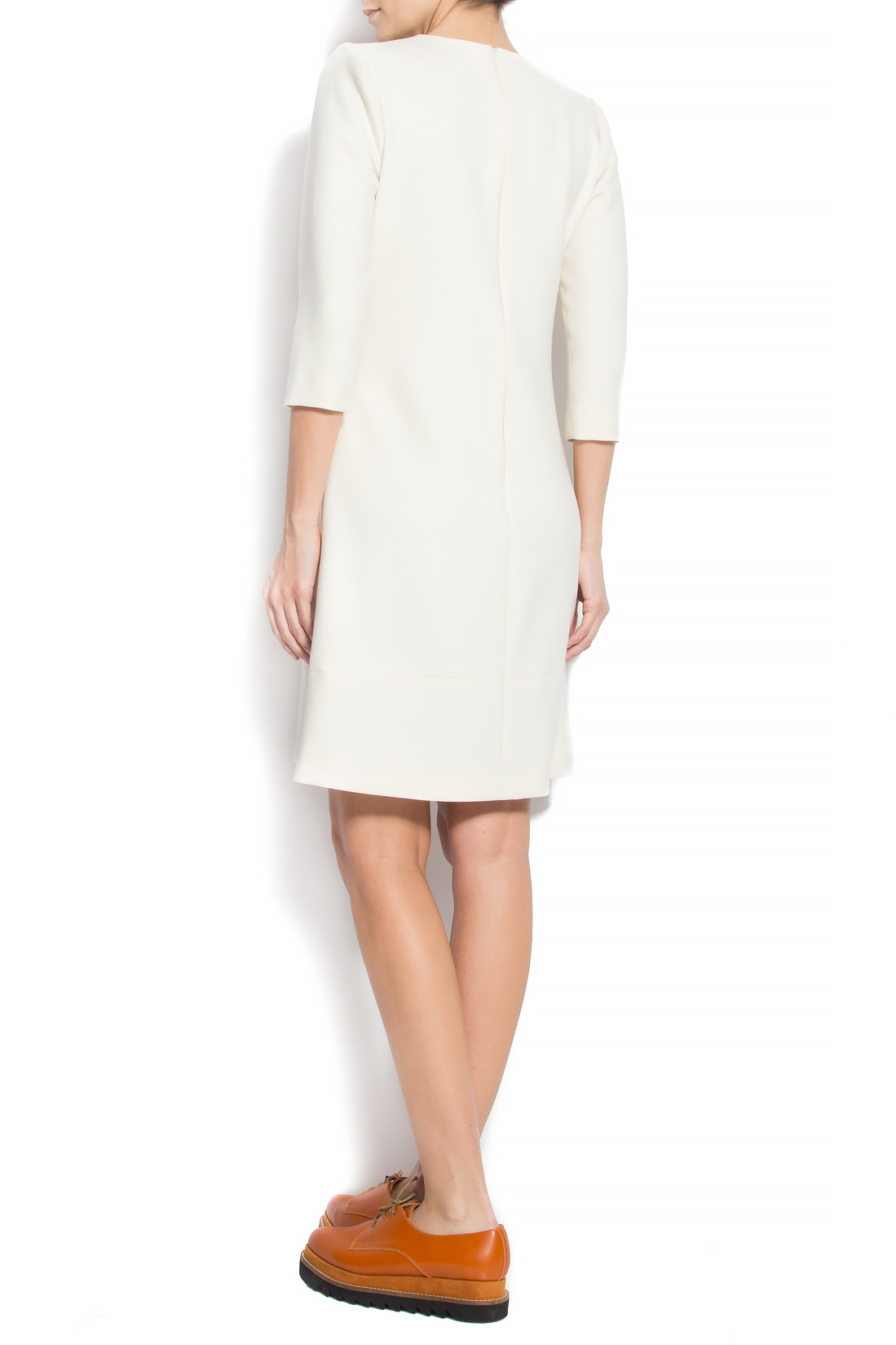 Cotton and silk-blend twill mini dress Claudia Castrase image 2