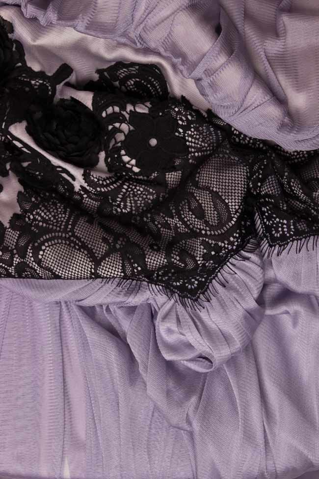 فستان من الحرير الطبيعي مع اضافات من الدانتيل ايلينا بيرسيل image 4