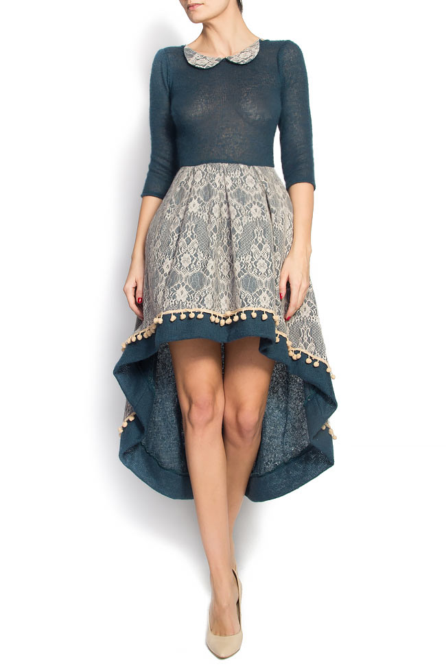 Wool and cashmere cloqué dress Elena Perseil image 0