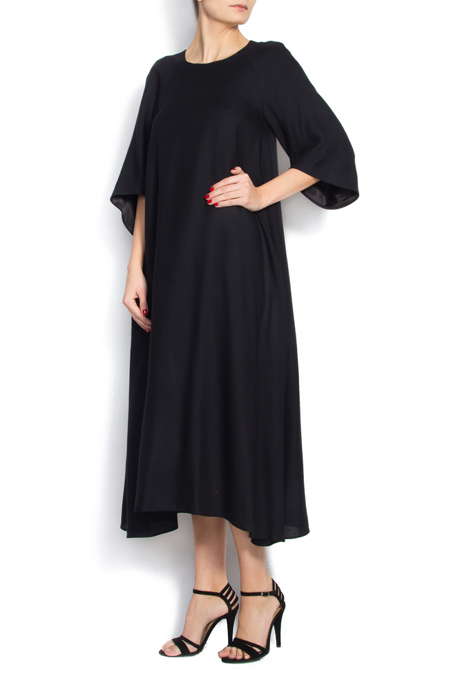 Visionary belted wool midi dress Aer Wear image 1