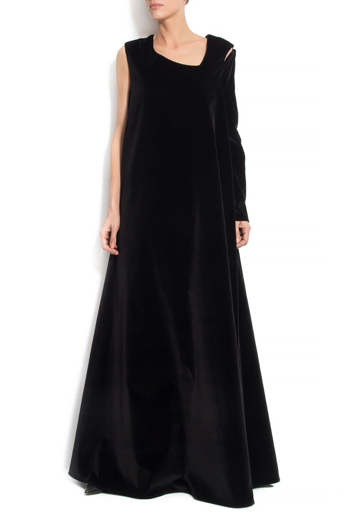 Velvet dress with removable sleeve Aer Wear image 0