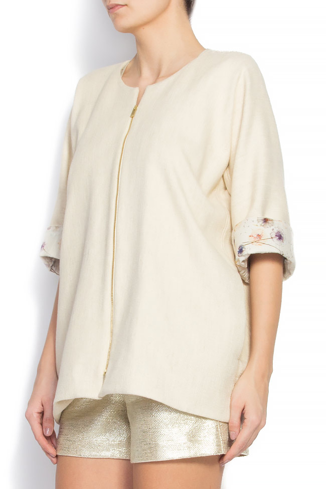 Linen and cotton-blend jacket Daniela Barb image 2