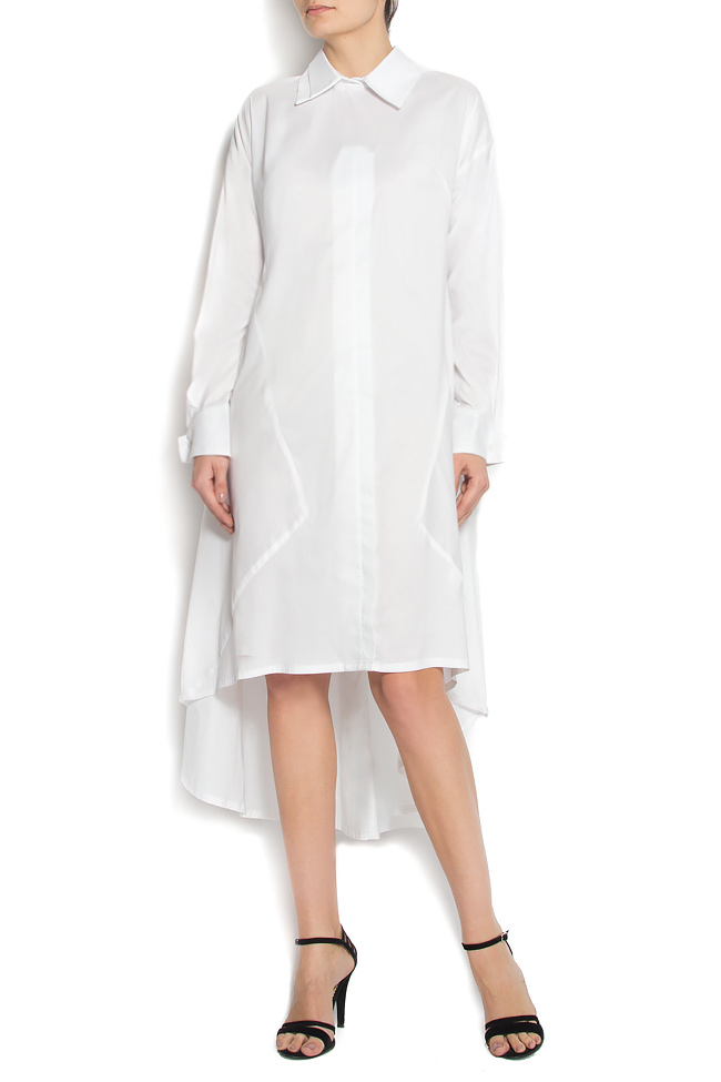 Asymmetric cotton shirt dress Karmen Herscovici image 0