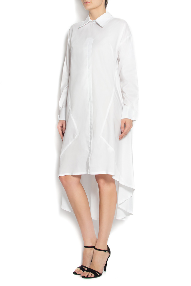 Asymmetric cotton shirt dress Karmen Herscovici image 1