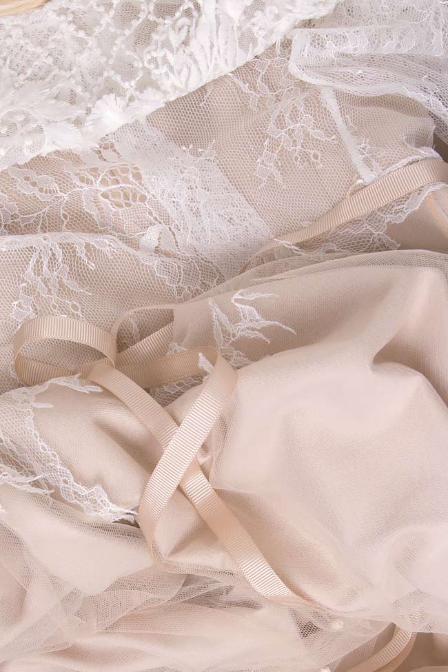 Embellished silk Chantilly dress Nicole Enea image 4