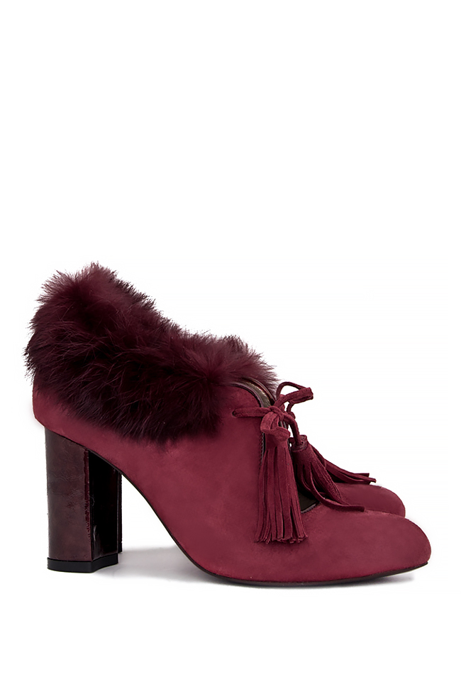 Fur leather ankle boots Ana Kaloni image 1