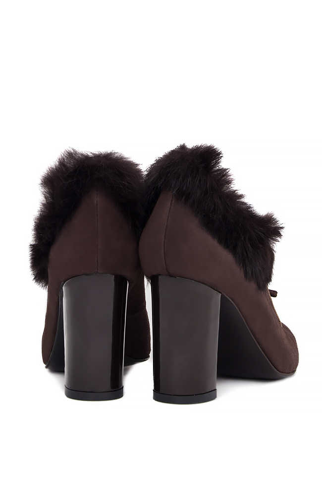 Fur leather ankle boots Ana Kaloni image 4