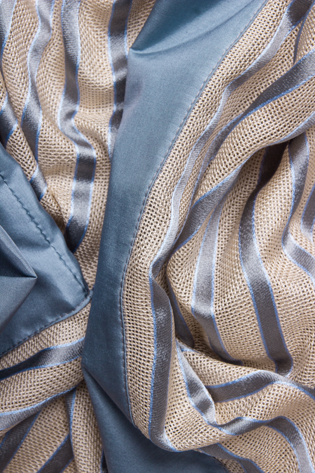Striped linen and silk-blend blouse Daniela Barb image 4