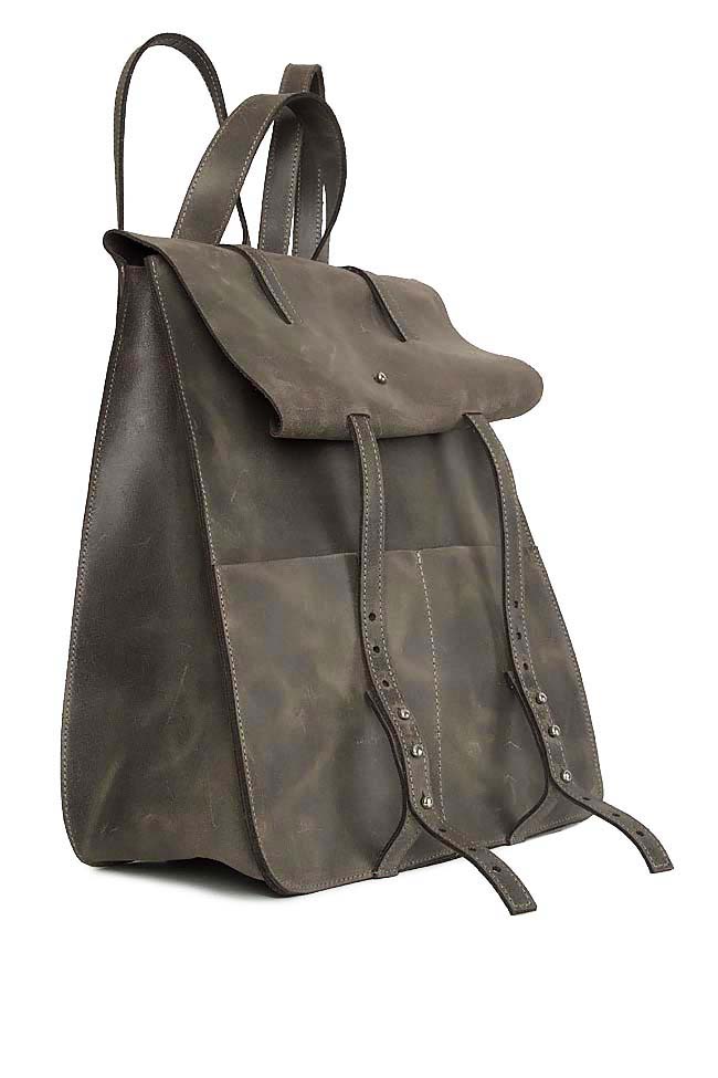 Leather backpack Mihaela Glavan  image 1