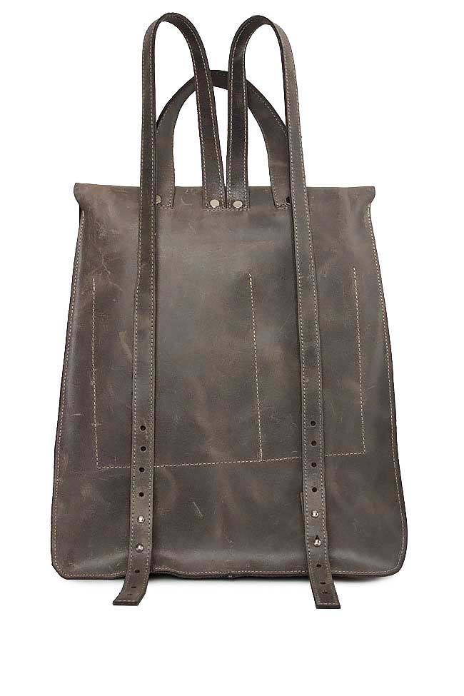 Leather backpack Mihaela Glavan  image 2