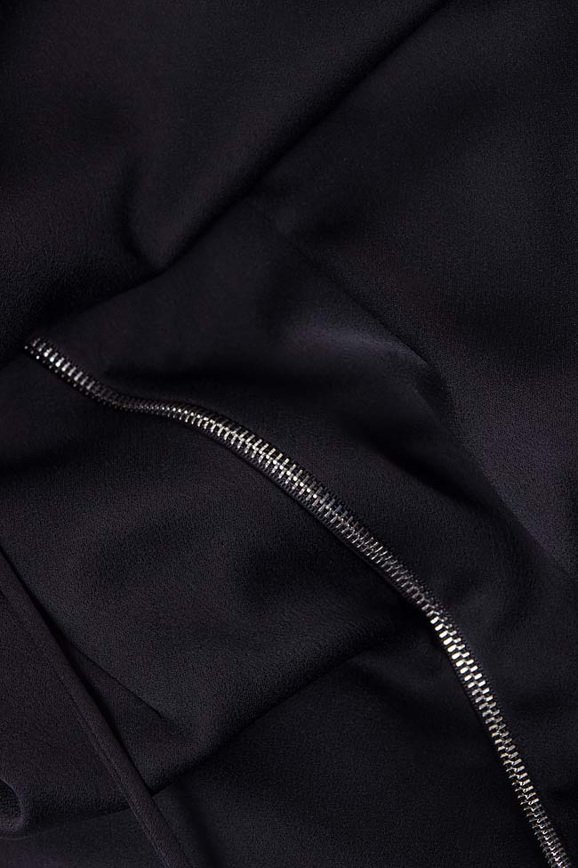 Robe dos nu en coton et jersey mélangé   Cloche image 3