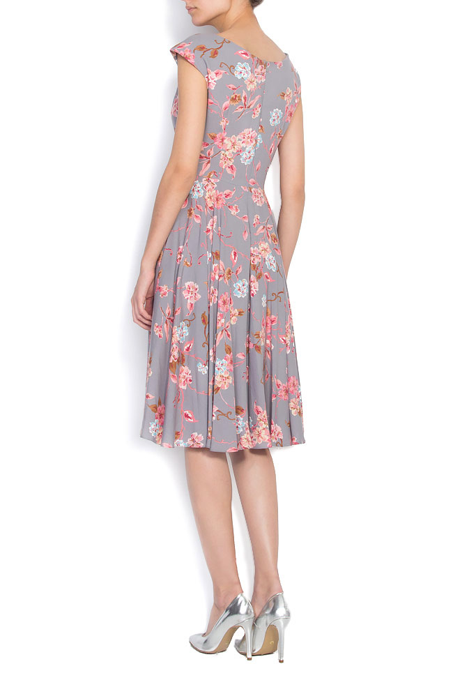 Robe en coton à imprimé fleuri  Oana Manolescu image 2