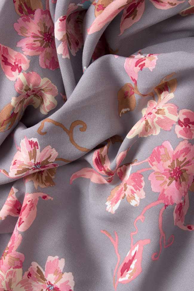 Robe en coton à imprimé fleuri  Oana Manolescu image 4