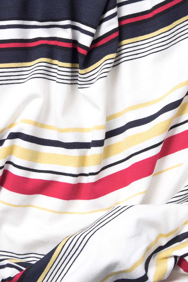 Striped stretch-jersey dress Lure image 3