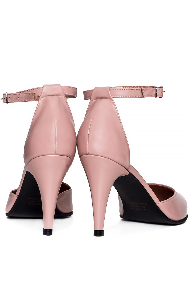 Pantofi tip stiletto din piele naturala Cristina Maxim imagine 2
