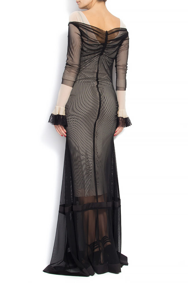 Maxi tulle dress with bell sleeves Elena Perseil image 2