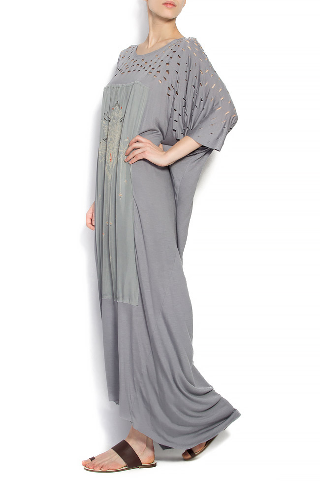 فستان Elear من الحرير و القطن ستوديو كابال image 3