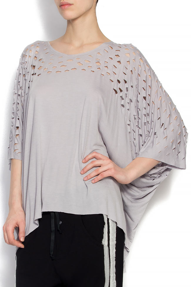 Just Elear perforated oversized jersey T-shirt Studio Cabal image 1