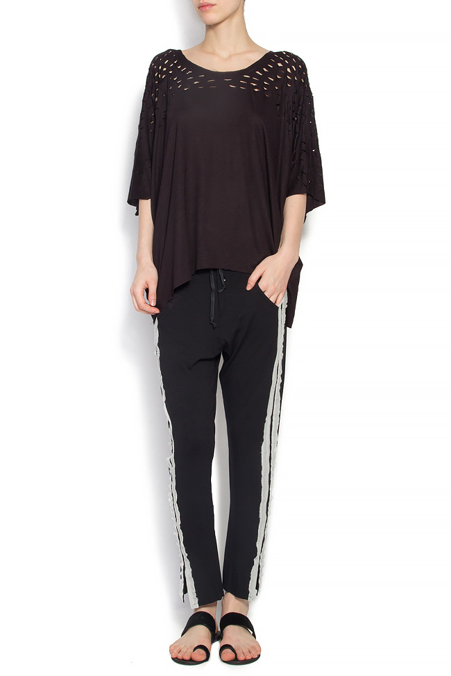Just Elear perforated oversized jersey T-shirt Studio Cabal image 0