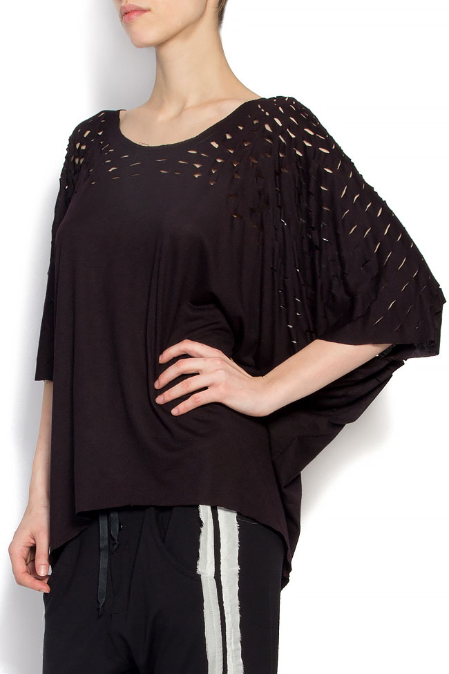 Just Elear perforated oversized jersey T-shirt Studio Cabal image 1