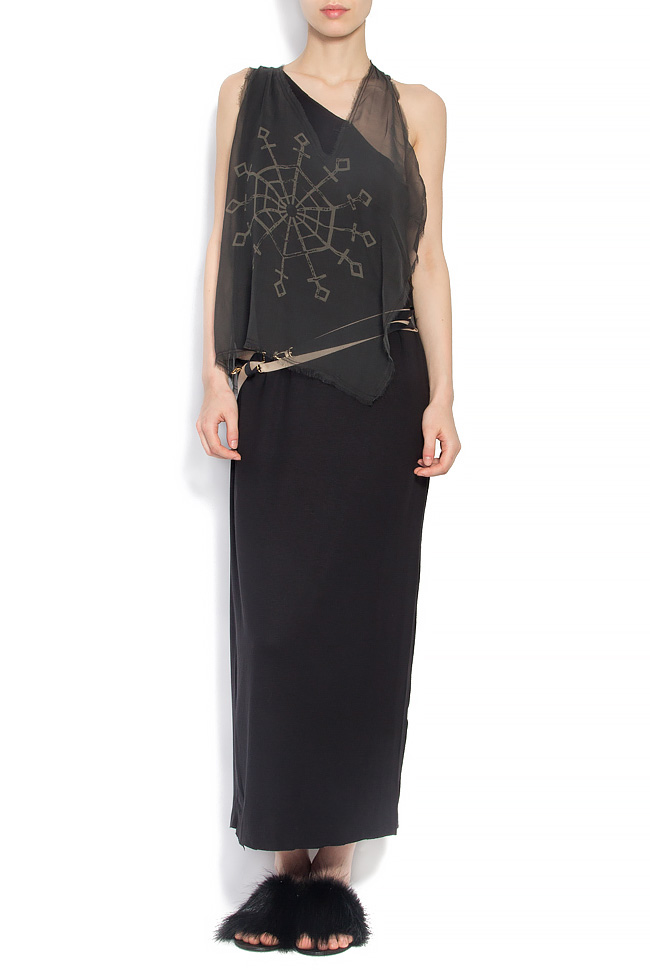 فستان Arriver من الجيرسي و الحرير ستوديو كابال image 0