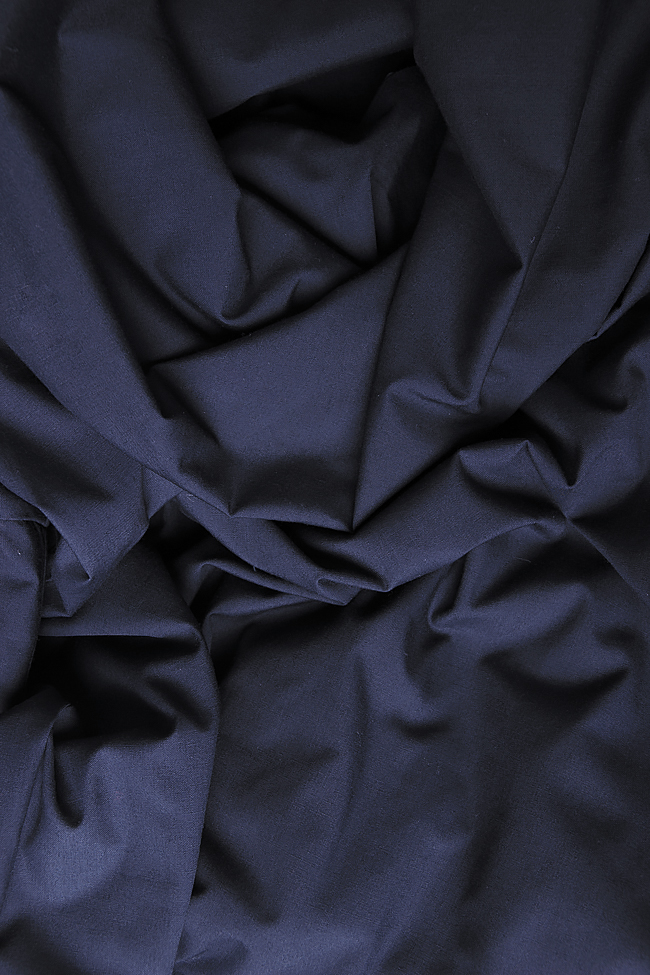 Robe en coton avec col drapé Lena Criveanu image 3
