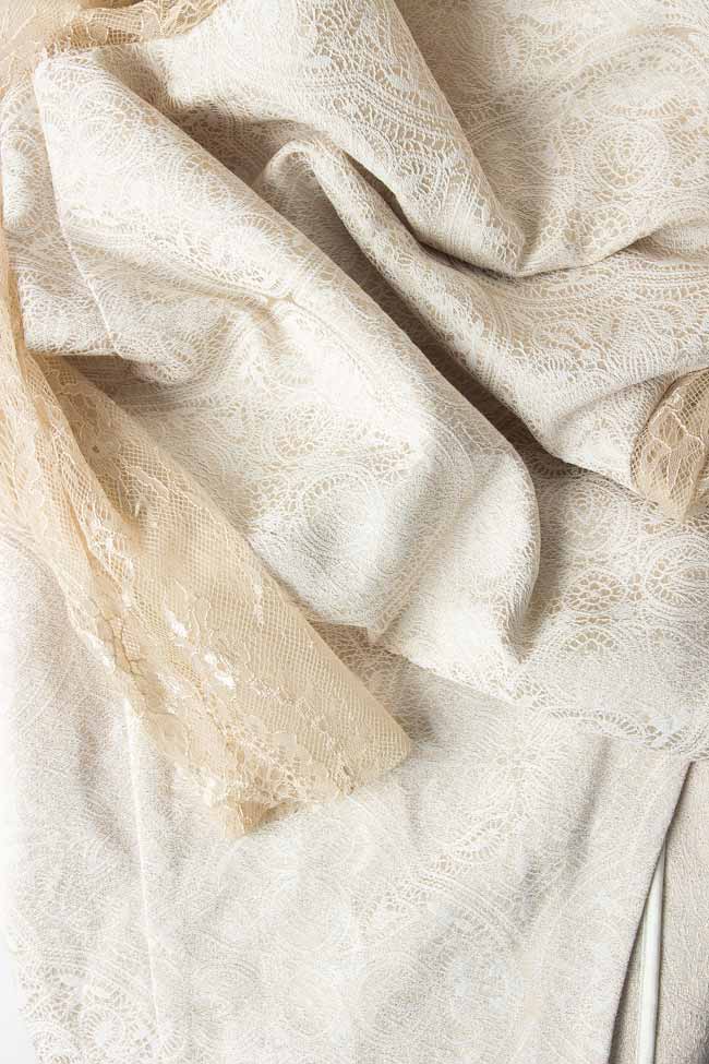 Cotton conic dress with slit on the side Simona Semen image 4