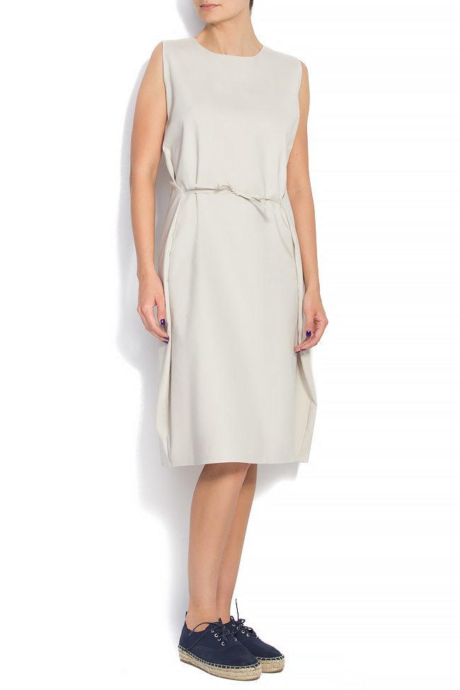 Cotton-blend sleeveless dress Undress image 1