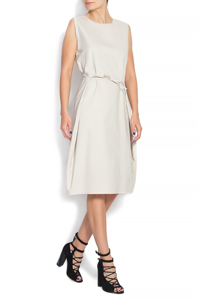 Cotton-blend sleeveless dress Undress image 0
