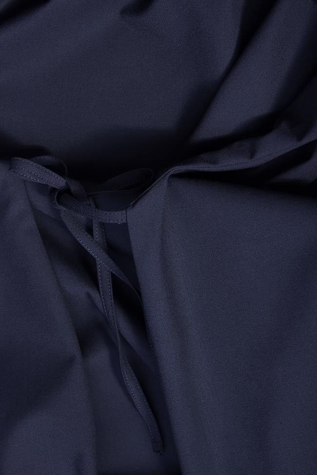Jupe asymétrique en coton mélangée  Undress image 3
