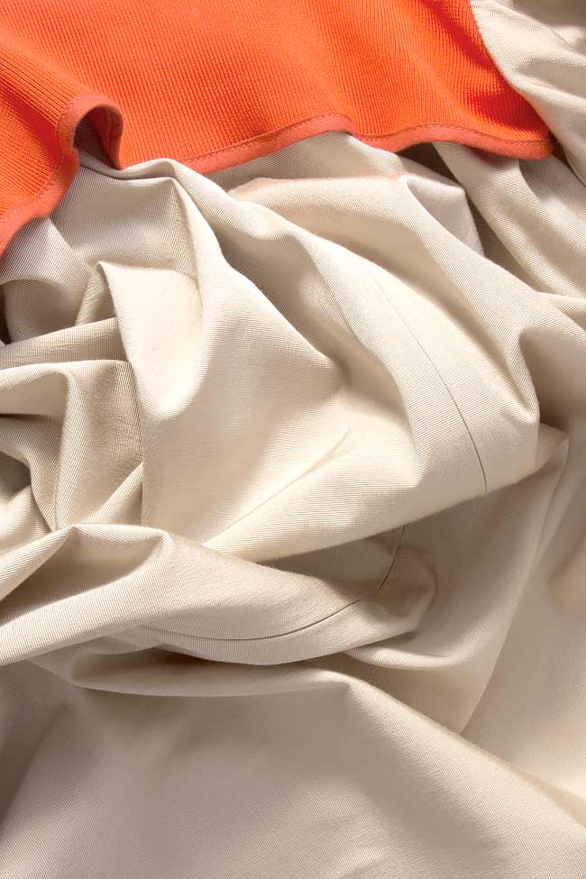 EXPLORER off-the-shoulder cotton-silk mini dress ATU Body Couture image 3