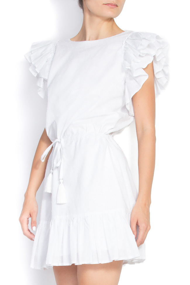 Robe courte en coton à volants  Naiv Clothing image 1