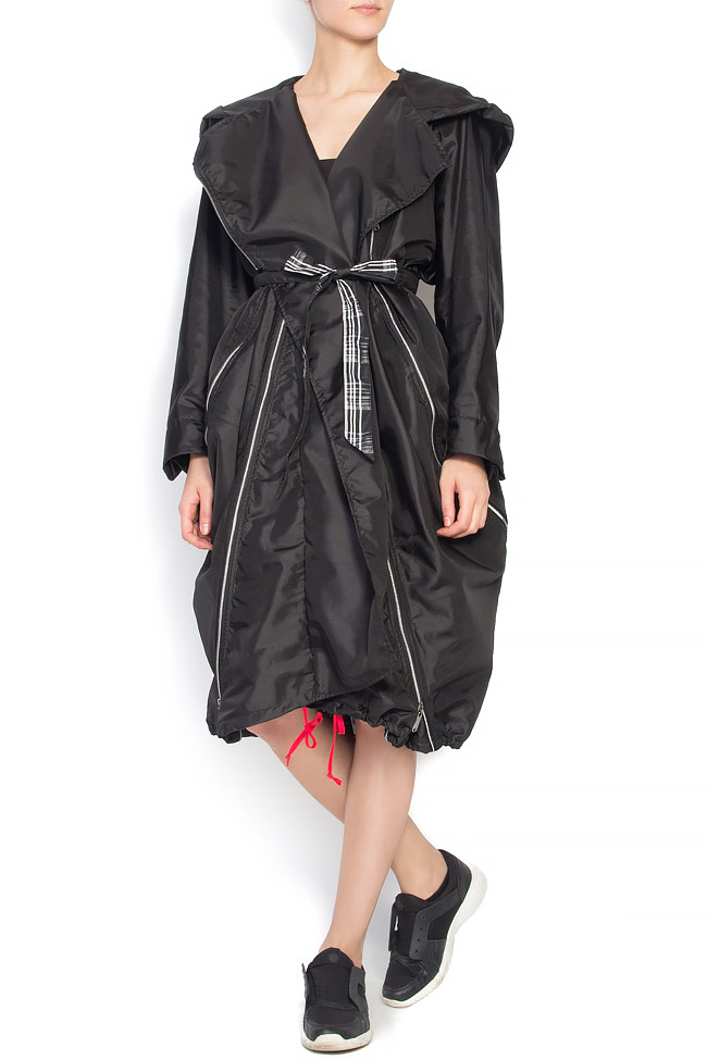 Rain jacket with adjustable zippers and hood Edita Lupea image 0