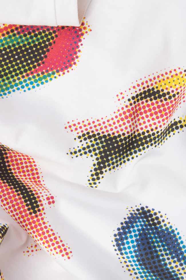 Tricou din bumbac organic cu imprimeu digital STOCK Ioana Ciolacu imagine 3