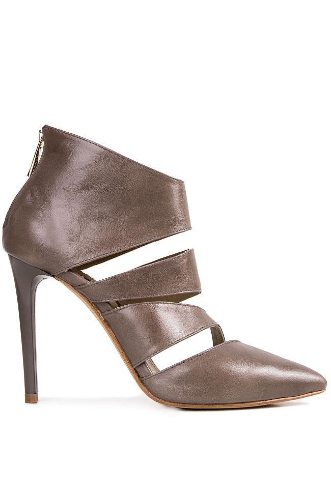 Cut-out leather ankle boots Hannami image 0