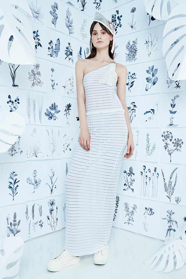 Rochie maxi din jerse si paiete NEVERMIND ATU Body Couture imagine 3