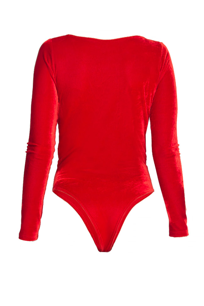 Stretch-velvet bodysuit Atelier Jaisse image 2