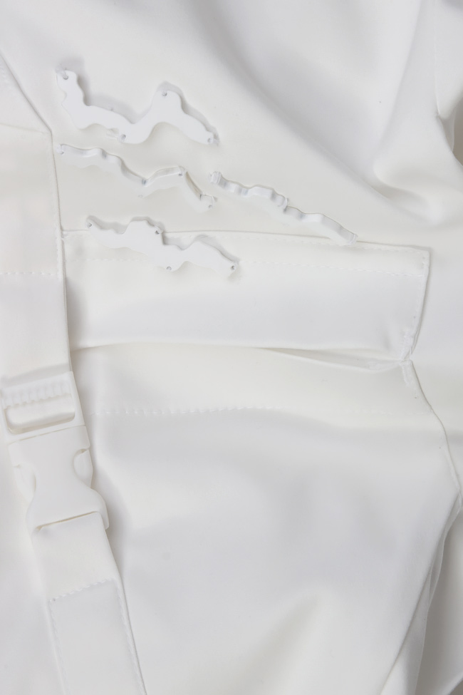 Jupe-culotte en coton avec ornements en plexiglas Constantine Renakossy image 3