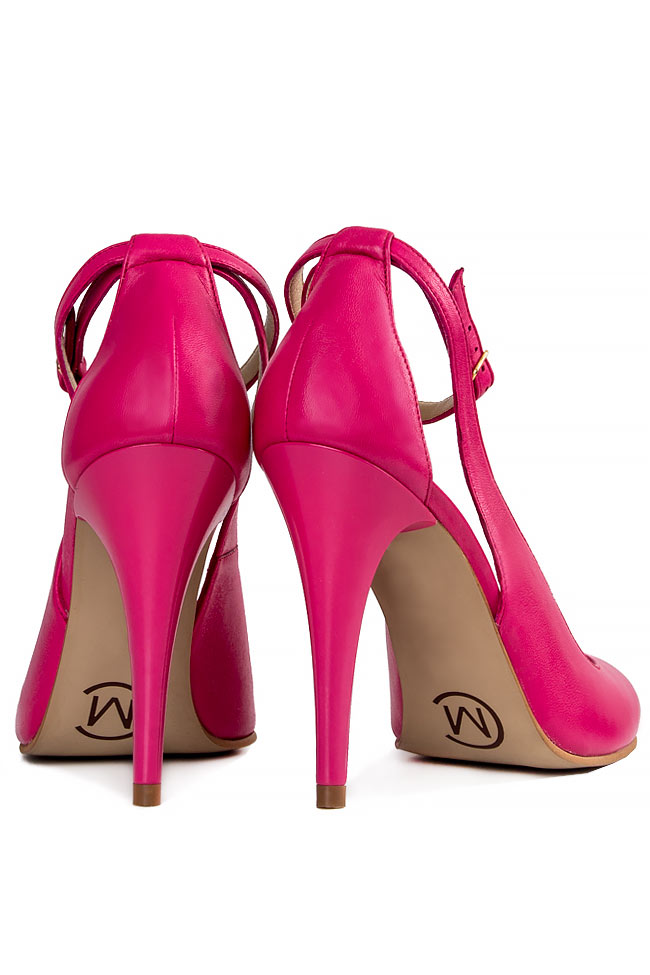 Pantofi din piele naturala cu decupaje MAGNOLIA Cristina Maxim imagine 2