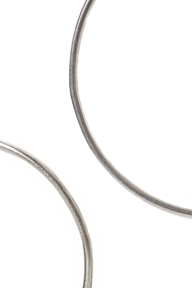 Silver earrings Cloche image 2