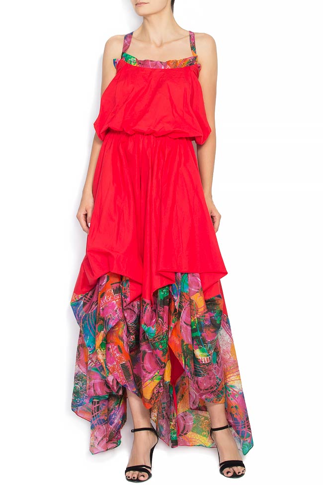 Multicoloured cotton dress Edita Lupea image 0